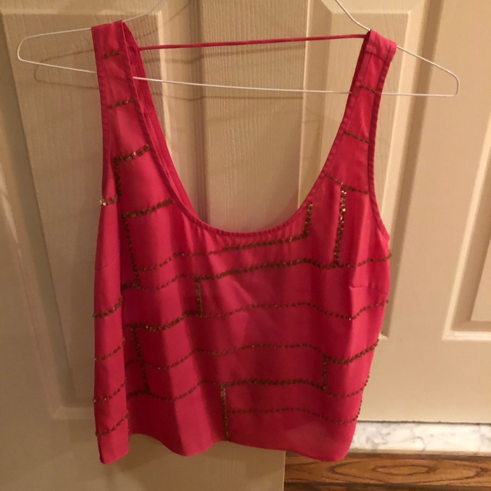 Ark & co crop tank top